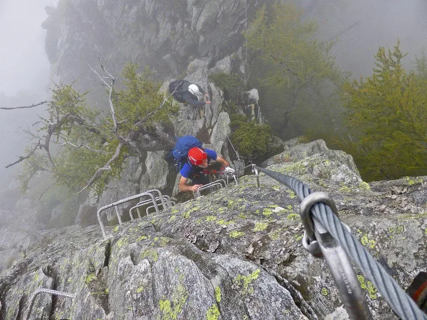 Via Ferrata dei Tre Signori - Via Difficile