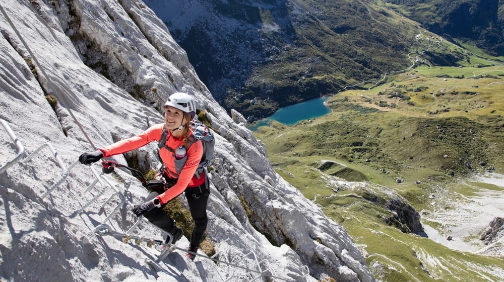 Via Ferrata Partnunblick