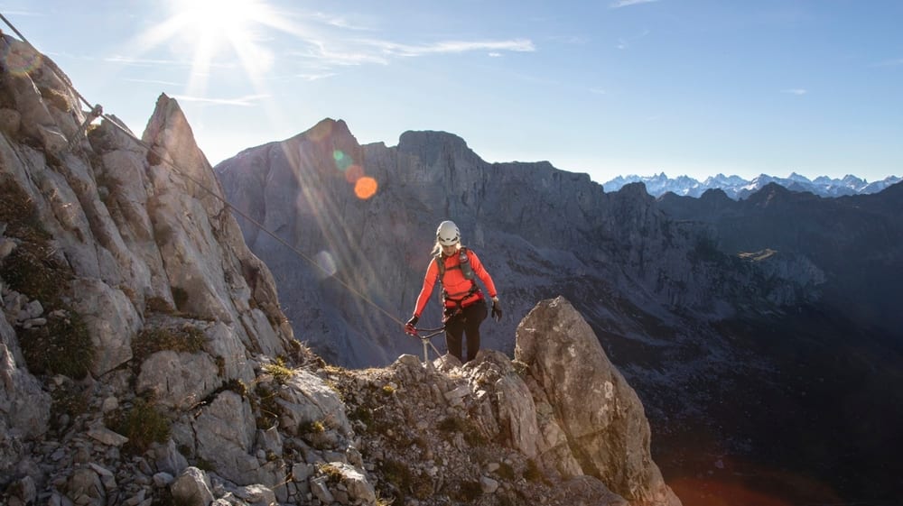 Via Ferrata Partnunblick
